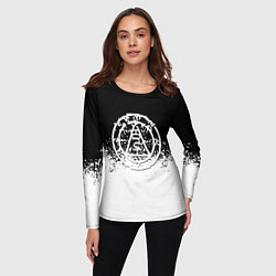 Лонгслив женский Silent Hill Konami белые краски, цвет: 3D-принт — фото 2