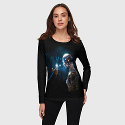 Лонгслив женский Создание АИ, цвет: 3D-принт — фото 2