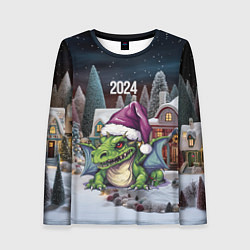 Женский лонгслив Дракоша 2024