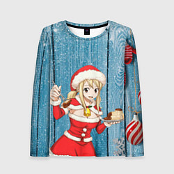 Лонгслив женский Подарок от снегурочки, цвет: 3D-принт