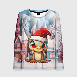 Женский лонгслив Маленький дракончик 2024 год