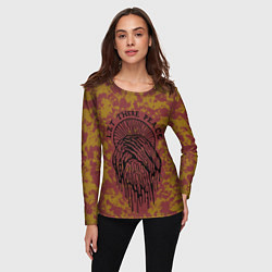 Лонгслив женский Пятнистый, цвет: 3D-принт — фото 2