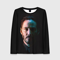 Лонгслив женский Keanu Charles Reeves, цвет: 3D-принт