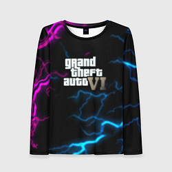 Лонгслив женский Grand theft auto storm, цвет: 3D-принт