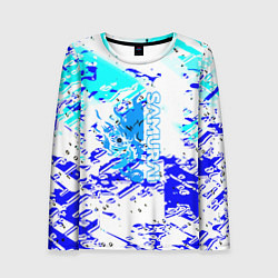 Женский лонгслив Samurai cyberpunk краски