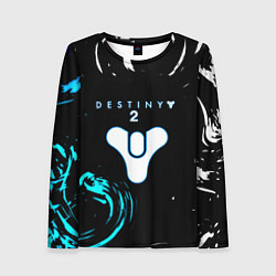 Лонгслив женский Destiny space color game, цвет: 3D-принт