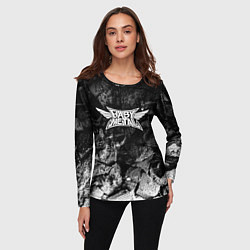 Лонгслив женский Babymetal black graphite, цвет: 3D-принт — фото 2