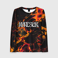 Женский лонгслив Maneskin red lava