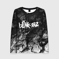 Женский лонгслив Blink 182 black graphite