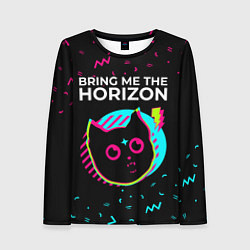 Лонгслив женский Bring Me the Horizon - rock star cat, цвет: 3D-принт