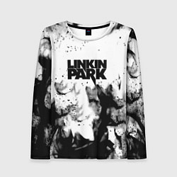 Лонгслив женский Linkin park огненный дым рок, цвет: 3D-принт