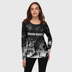 Лонгслив женский Breaking Benjamin black graphite, цвет: 3D-принт — фото 2