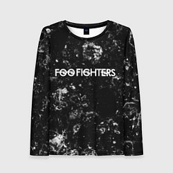 Лонгслив женский Foo Fighters black ice, цвет: 3D-принт