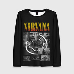 Женский лонгслив Nirvana forever