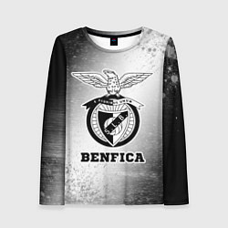 Женский лонгслив Benfica sport на светлом фоне