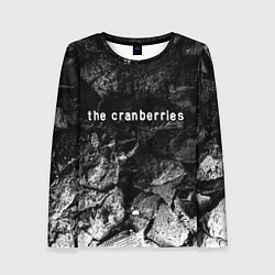 Лонгслив женский The Cranberries black graphite, цвет: 3D-принт