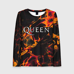 Женский лонгслив Queen red lava