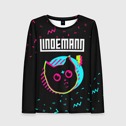Лонгслив женский Lindemann - rock star cat, цвет: 3D-принт