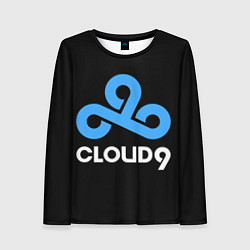 Лонгслив женский Cloud9 - esports logo, цвет: 3D-принт