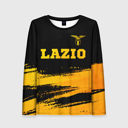 Женский лонгслив Lazio - gold gradient посередине