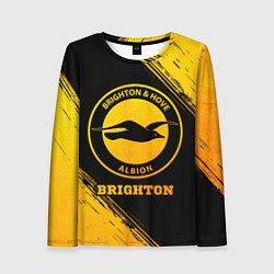 Женский лонгслив Brighton - gold gradient