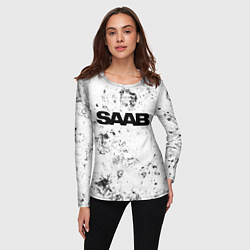 Лонгслив женский Saab dirty ice, цвет: 3D-принт — фото 2