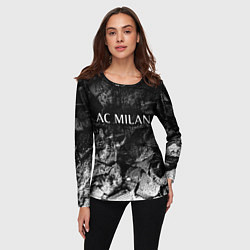 Лонгслив женский AC Milan black graphite, цвет: 3D-принт — фото 2