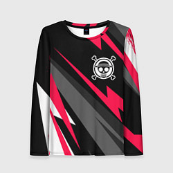 Лонгслив женский One Piece electro lines, цвет: 3D-принт