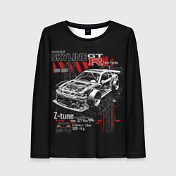 Лонгслив женский Skyline korch r34, цвет: 3D-принт