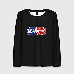 Лонгслив женский NBA logo tnt, цвет: 3D-принт