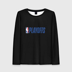Лонгслив женский NBA playoffs, цвет: 3D-принт