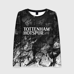 Лонгслив женский Tottenham black graphite, цвет: 3D-принт