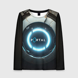 Женский лонгслив Portal logo game