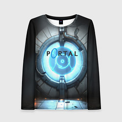 Женский лонгслив Portal logo game