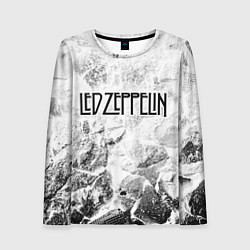 Женский лонгслив Led Zeppelin white graphite