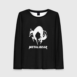 Лонгслив женский Metal gear logo, цвет: 3D-принт