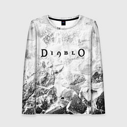 Женский лонгслив Diablo white graphite