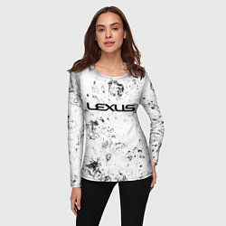 Лонгслив женский Lexus dirty ice, цвет: 3D-принт — фото 2