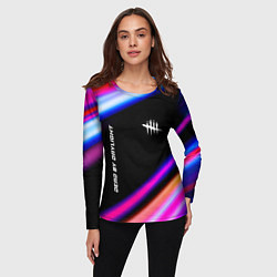 Лонгслив женский Dead by Daylight speed game lights, цвет: 3D-принт — фото 2