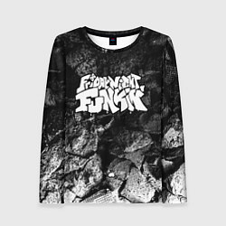 Лонгслив женский Friday Night Funkin black graphite, цвет: 3D-принт