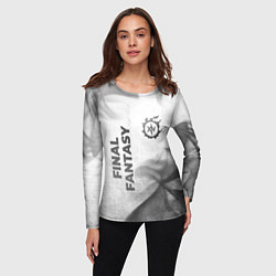 Лонгслив женский Final Fantasy - white gradient вертикально, цвет: 3D-принт — фото 2