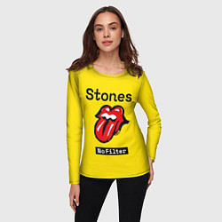Лонгслив женский Stones no filter, цвет: 3D-принт — фото 2