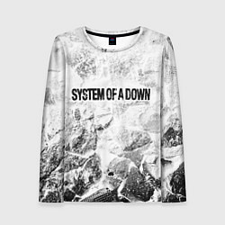 Женский лонгслив System of a Down white graphite