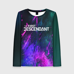 Лонгслив женский Texture - The First Descendant, цвет: 3D-принт