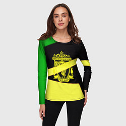 Лонгслив женский Liverpool geometry sport, цвет: 3D-принт — фото 2