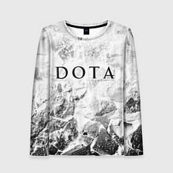 Женский лонгслив Dota white graphite