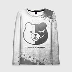 Женский лонгслив Danganronpa - white gradient