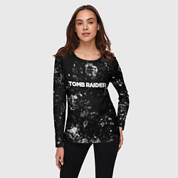 Лонгслив женский Tomb Raider black ice, цвет: 3D-принт — фото 2