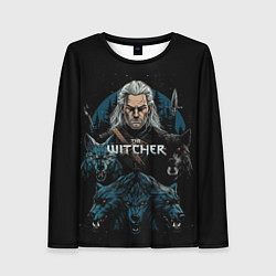 Женский лонгслив The Witcher and wolfs