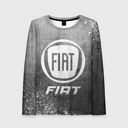 Женский лонгслив Fiat - grey gradient